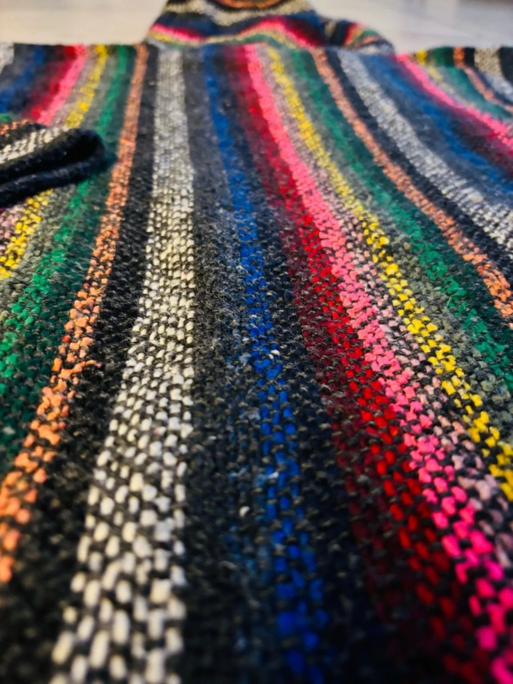 Vintage Baja Hoodie “Drug Rug” - Picture 8 of 9